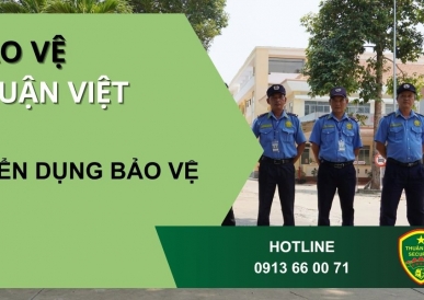 TUYỂN DỤNG BẢO VỆ