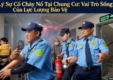 Xử Lý Sự Cố Cháy Nổ Tại Chung Cư: Vai Trò Sống Còn Của Lực Lượng Bảo Vệ