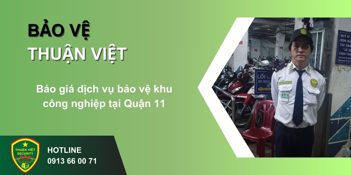 Chi phí dịch vụ bảo vệ khu công nghiệp tại Quận 12
