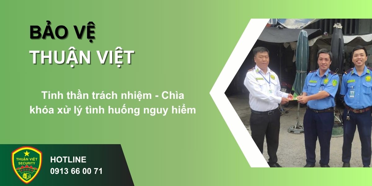 Tinh thần trách nhiệm - Chìa khóa xử lý tình huống nguy hiểm